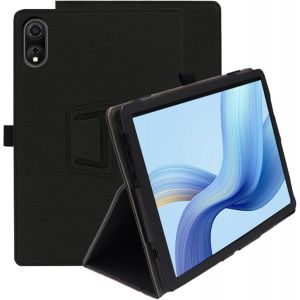 Coque Compatible Avec Blackview Tab 90 Wifi/Tab 90/Tab 9 Wifi, Housse Etui De Slim Léger Avec Dragonne, Pu Flexible Cover Avec Multi-Angle Fonction Support, Noir - Neuf