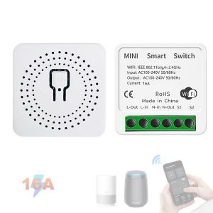 CHECARZHN--NO1-Mini Interrupteurs Sans Fil À Télécommande Pour Domotique, Interrupteur De Lumière À Télécommande Rf Avec Minuterie Et Capteur De Mouvement - Neuf