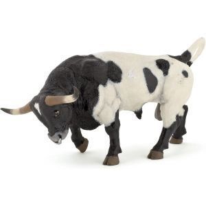 Sansh-- Figurine Animal -Taureau Texan, Force De La Nature, Jouet Enfant Dès 3 Ans - Découverte De La Vie Rurale Américaine Et Du Rodéo - Neuf