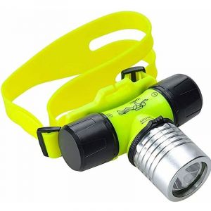Lampe Frontale De Plong&eacute;e Sous-Marine, 550 Lumens, Led, &Eacute;tanche, Id&eacute;ale Pour La Plong&eacute;e, La Randonn&eacute;e Et Les Sports Nautiques. - Neuf