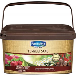 Kalanka-Fertiligene Naturen Natcosan - Engrais Organique Corne Et Sang Uab 3 Kg - Stimule La Croissance Te Reverdit Les Feuillages - Pour Plantation Et En Entreien - Produit 100% Azote Organique - Po - Neuf