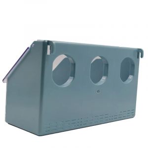 Mangeoire De Cage 3 Compartiments 14,7 X 25 X 10 Cm - Neuf