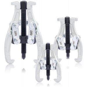 MEVRONISSHOP-3 Pi&egrave;ces Extracteurs de Roulement &agrave; 3 M&acirc;choires 75mm 100mm 150mm 3 Bras M&acirc;choires R&eacute;versibles pour D&eacute;montage Arrache de Roulement Ext&eacute;rieur Int&eacute;rieur - Neuf