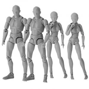 Lot De 4 Figurines D'action En Pvc Pour Dessin - Neuf