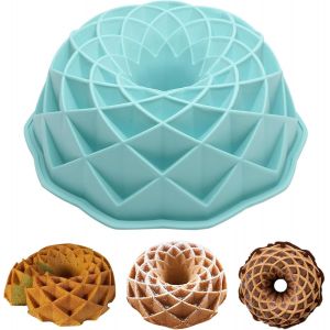 Kalanka-Moule &Agrave; Kouglof En Silicone - 24 Cm - Bleu - Neuf