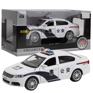 Voiture miniature moulee sous pression 1:32 VB32314, jouet sonore et lumineux pour enfants, cadeau (blanc) - Neuf