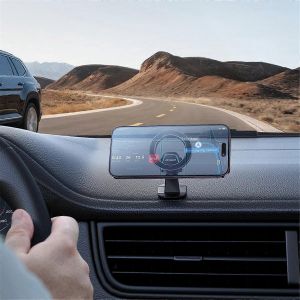 Support De T&eacute;l&eacute;phone Portable Multifonctionnel Pour Voiture,Mini Support Universel Solide Pour Tableau De Bord - Neuf