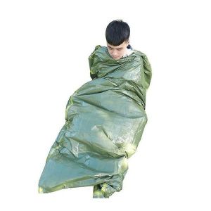 Sac De Couchage Thermique D'urgence - Bivouac De Survie Léger Et Imperméable Pour Temps Froid Et Sécurité En Extérieur, Haute Visibilité Pour Le Sauvetage - Neuf