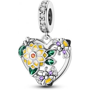 Breloque En Argent Sterling 925 Pour Bracelet, Collier, Pendentif, Amour, Maman, Voyage Oc&eacute;an, Papillon, F&ecirc;te, Anniversaire, Perles, Pendentifs, Bijoux &Agrave; Faire Soi-M&ecirc;me Pour Femmes - Neuf