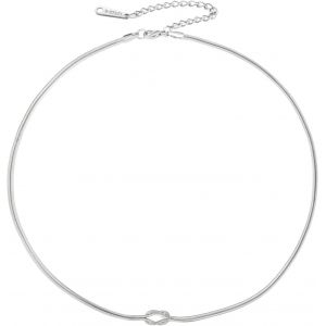 Collier Avec Pendentif Noeud D'amour Double Cha&icirc;ne Serpent Celtique Pour Femme - Neuf