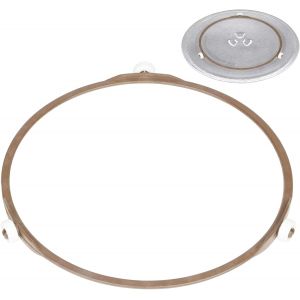Nouvelhorizonstore-Anneaux De Support Pour Micro-Ondes En Verre - 24,2 Cm - Anneau De Plateau Tournant Pour Micro-Ondes - Anneau Int&eacute;rieur De Rechange Pour Micro-Ondes (242 Mm) - Neuf