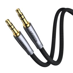 C&acirc;ble Audio Jack 3.5 mm M&acirc;le M&acirc;le HiFi St&eacute;r&eacute;o Nylon Tress&eacute; C&acirc;ble Auxiliaire Voiture Compatible avec Autoradio Casque Haut-Parleur TV iPhone iPad iPod PC MP4 MP3 (3M) - Neuf