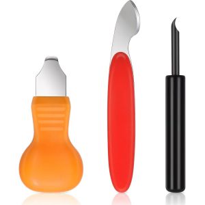 Kal-Lot De 3 Outils De Retrait De Dos De Montre, Ouvre-Boîtier De Montre, Kit D'outils De Réparation De Batterie De Montre, Outil D'ouverture De Boîtier Pour Remplacement D'accessoires, Kit De - Neuf
