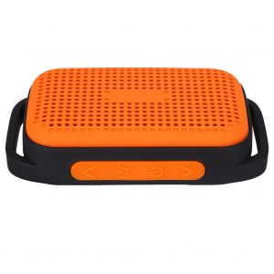 Mini enceinte Bluetooth stereo sans fil portable pour le sport avec dragonne (noir) - Neuf