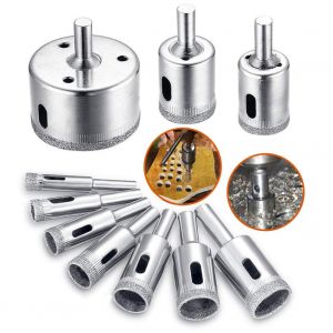 Ensemble d'accessoires pour scie cloche diamantée pour verre, carrelage, céramique - Neuf