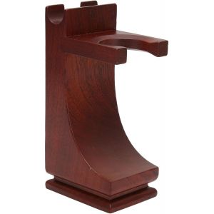 ERYI-Support De Blaireau De Rasage En Bois, Support De Blaireau De Rasage Universel Pour Rasoirs Et Brosses Avec Base Antidérapante, Cadeau Pour Hommes, Garçons, Père, Ami - Neuf
