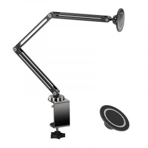 Support T&eacute;l&eacute;phone Magn&eacute;tique Pliable - Support De Bureau R&eacute;glable Pour Streaming & Tablette - Neuf