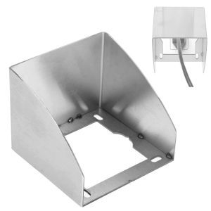 Cache Interrupteur Inoxydable, 9 x 8.7cm Cache Prise Exterieure Etanche, Dissimul&eacute; Protection Prise Electrique Bebe, pour L'ext&eacute;rieur, la Salle de Bain, la Cuisine - Neuf