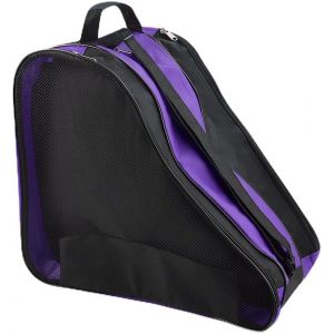Sac de Patinage &agrave; roulettes, Sac Roller 39 * 28 * 40cm Sac pour Patins &agrave; Glace, avec Bandouli&egrave;re R&eacute;glable, Sac de Transport pour Patins &agrave; roulettes Skate Bag pour Femmes Hommes (Violet) - Neuf