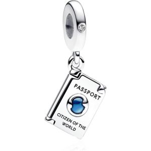 Kalsw-Breloque En Argent Sterling 925 Pour Femme,Bracelets,Collier,Passeport,Appareil Photo,Boussole,Autonomie De La Batterie,Voiture Et Casque,Globe,Valise,Pendentif,Cadeau - Neuf