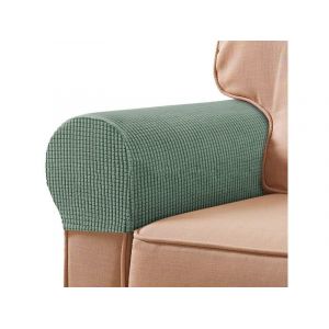 Housses D'accoudoirs De Canap&eacute; Vertes - Protections Extensibles Pour Chaises Et Canap&eacute;s - Une Paire - Neuf