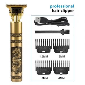 Tondeuse Cheveux Hommes, Rasoir Electriques Professionnelle, Tondeuse À Cheveux Sans Fil, Barbe Tondeuse Waterproof , Rechargeable Tondeuse De Finition Kit Pour Coupe Et Contours Barbe - Neuf