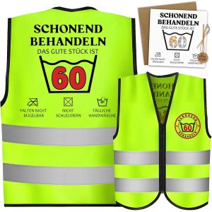 Lbgwp60-Cadeau Amusant Pour Homme De 60 Ans, Gilet D'anniversaire Avec Cadeaux En Argent, Cadeau D'anniversaire Pour Homme 60 Ans, Cadeau D'anniversaire Pour Homme - Neuf