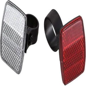 Réflecteurs De Vélo Haute Visibilité Avant Et Arrière ¿ Feux De Sécurité Faciles À Installer Pour Tous Types De Vélos - Neuf