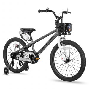 V&eacute;lo Enfant 20 Pouces Fille Gar&ccedil;on Joystar Stabilisateurs Pluto Gris - Neuf
