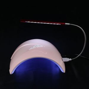 Lampe A Ongles Led 21 Pieces, Seche-Ongles Tendance, Pour Tous Les Types De Gels, Rose - Neuf