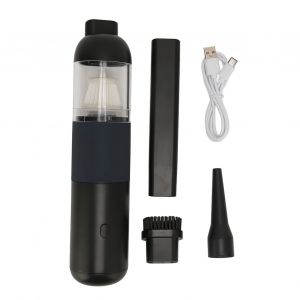 aspirateur a main multi-filtration, aspiration 6000 Pa, 120 W, mini aspirateur sans fil rechargeable par USB, pour voiture et maison, bleu - Neuf