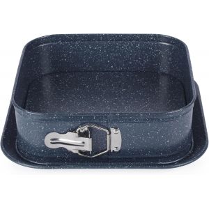 &reg; Rh00999eu Nightfall Stone 38 Cm Plat &Agrave; R&ocirc;tir, Plaque &Agrave; Four Rectangulaire, Surface Antiadh&eacute;sive, Nettoyage Facile, Acier Au Carbone, Sans Pfoa, Utilisable Au Four Jusqu'&agrave; 220&deg;C, Bleu - Neuf