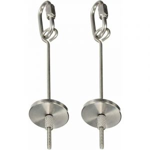 Outil &agrave; fruits pour perroquet Brochette pour perroquet en acier inoxydable Support &agrave; fruits pour oiseaux en acier inoxydable Support &agrave; l&eacute;gumes et fruits pour oiseaux Cage Porte-l&eacute;gumes Brochette 2 pi&egrave;ces - Neuf