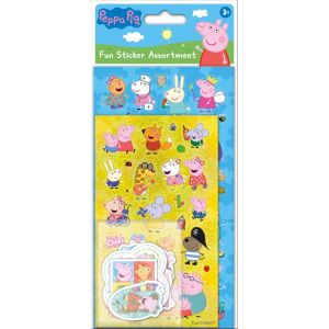 Kalanka-Peppa Pig Assortiment D'autocollants | Comprend 3 Types D'autocollants | Parfait Pour La Décoration Et Le Scrapbooking, Bleu, 24,5 Cm X 11 Cm (01.70.31.017) - Neuf