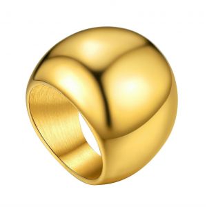 Bague Croissant Chunky Audacieux Personnalisé En Acier Inoxydable Pour Homme Femmes Taille 7-12 Unisexe Empilage Déclaration Chevalière - Neuf