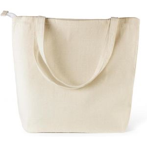 MEVRONISSHOP-Grand sac fourre-tout en toile avec fermeture &eacute;clair et poche int&eacute;rieure, coton r&eacute;sistant 280 g/m&sup2;, sac &agrave; provisions r&eacute;utilisable &iquest; sac &agrave; bandouli&egrave;re extra large pour femmes, travail - Neuf