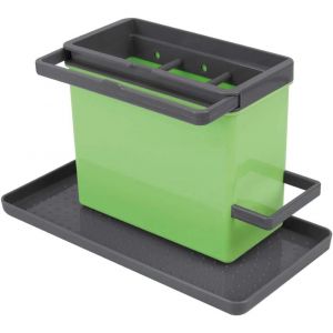 Égouttoir À Vaisselle En Plastique Turquoise 24 X 12,5 X 14 Cm - Neuf