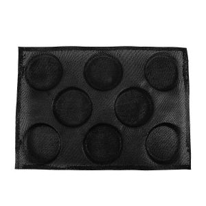 Moules &Agrave; Pain &Agrave; Hamburger 8 Trous Pour La Cuisson En Maille Moules &Agrave; Pain En Silicone Pour La Cuisson De La Cuisson Perfor&eacute;e Antiadh&eacute;sive - Neuf