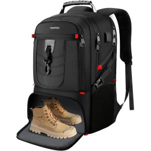 acdsgd-Sacs &agrave; Dos pour Ordinateur Portable 18.4 Pouces,Sac &agrave; Dos avec Compartiment &agrave; Chaussures pour Hommes Femmes Travail Sportives &eacute;cole Universitaire,Noir - Neuf