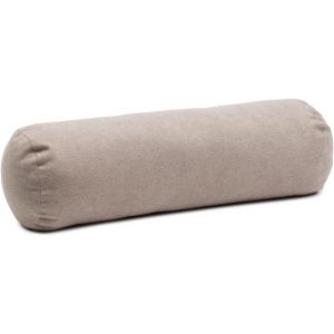 KALANKA-- Coussin Polochon Avec Fermeture éclair Darco, 60 x 20 cm - Taupe - Neuf