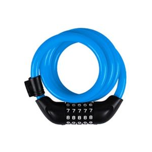 Chaîne Antivol Haute Sécurité À Combinaison À 5 Chiffres Pour Vélo ¿ Durable, Sans Clé, Polyvalente Pour Vélos, Motos Et Plus Encore - Neuf