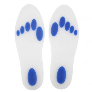 Semelles Interieures De Sport En Silicone Absorbant Les Chocs, Soulageant La Douleur Et Corrigeant Les Pieds Plats, Coussinets Plantaires M (38-41) - Neuf
