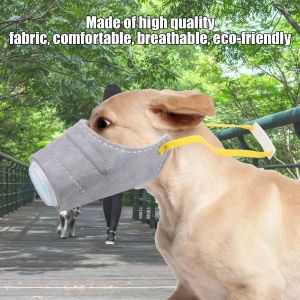 Hjlian Masque Anti-Fumee Pour Chien Pm2.5 Avec Sangle Reglable Et Anneau Interieur En Acier M - Neuf