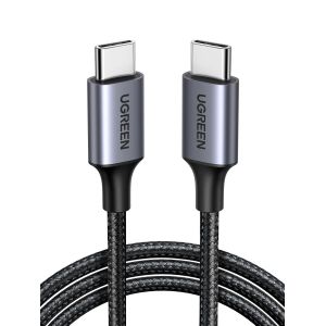 Câble Usb C Usb C Pd Charge Rapide 60w Nylon Tressé Compatible Avec Iphone 16 Plus Pro Max 15 Galaxy S24 Plus Ultra S23 A05s A35 A55 Redmi 14c A3 Note 13 12 Ipad Pro Air Macbook (2m) - Neuf
