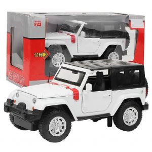VB32333 1:32 Highly Simulation Electric Car Model Toy for Children with Light Sound (White) - Neuf