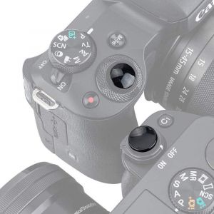 Non-Vissé Soft Déclencheur Pour Fuji Gfx50S Gfx50R X-S10 X-H1 X-T100 X-A5 X-A3 X-A10 X-A20 X-T1 Xf10 X70 Appareil Photo Avec Plat Bouton D'Obturation (Convexe & Concave Surface Kit[CLI1868] - Neuf