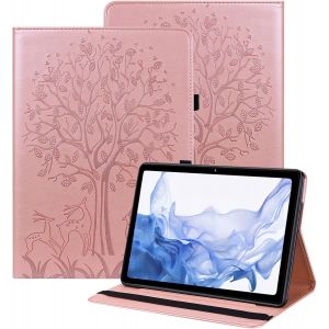 &Eacute;tui De Protection En Cuir Synth&eacute;tique Pour Samsung Galaxy Tab S5E 10,5"" Sm-T720/T725 2019 Avec Stylet Et Fentes Pour Documents Pour Tablette Galaxy Tab S5E Rose - Neuf