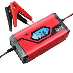 Chargeur de batterie automatique ICS7 100-240 V 7 A pour batteries de voiture et batteries au lithium - Neuf