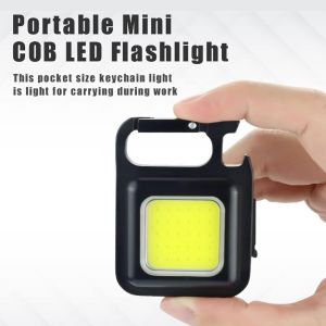 Cob Petites Lampes De Poche Met En &Eacute;vidence 3 Modes D'&Eacute;clairage Usb Charge D'Urgence Portable Light Avec Dos Magn&eacute;tique Pour Les Activit&eacute;s De Plein Air - Neuf