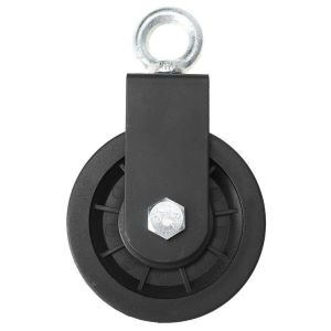 Poulie De Support De Câble De Gymnastique Durable ¿ Ajustement Universel Pour Équipement De Fitness, Acier Et Plastique Antirouille, Entraînements Sûrs Et Stables - Neuf